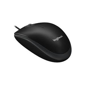 LOGITECH  MOUSE OTTICO USB NERO B100